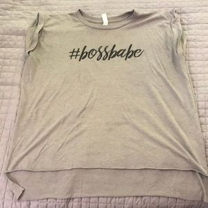 Muscle tshirt #bossbabe